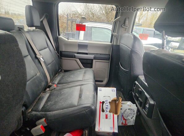 1FT8W3BTXJEC50604 2018 FORD F350 White Widok tylnych siedzeń