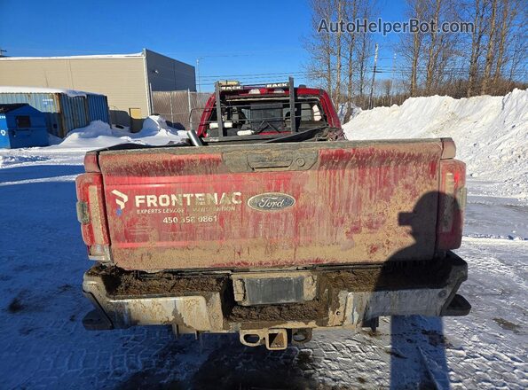 1FT8W3DM9PEC08181 2023 FORD F350 Red Вид ззаду