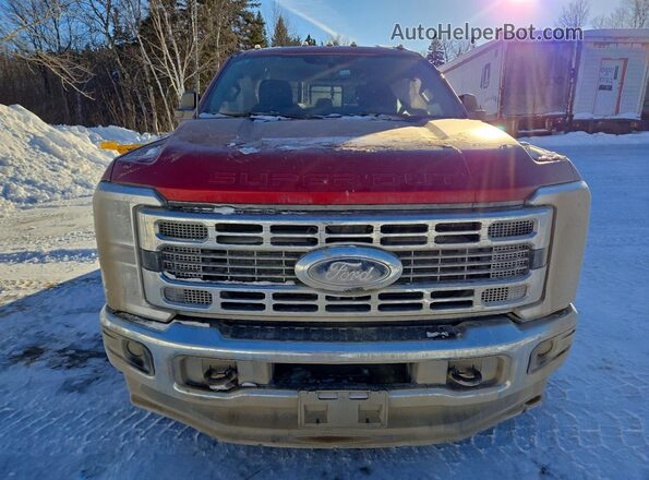 1FT8W3DM9PEC08181 2023 FORD F350 Red Вид спереду