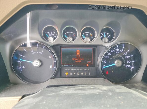 1FT8W3DT2GEC69394 2016 FORD F350 Tan ხელსაწყოთა პანელის ხედი