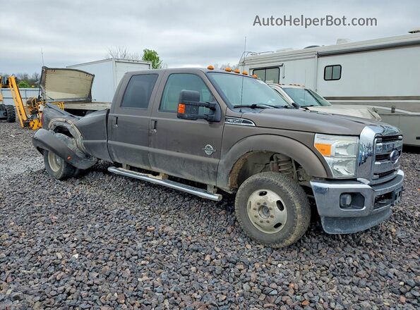 1FT8W3DT2GEC69394 2016 FORD F350 Tan წინა მარჯვენა