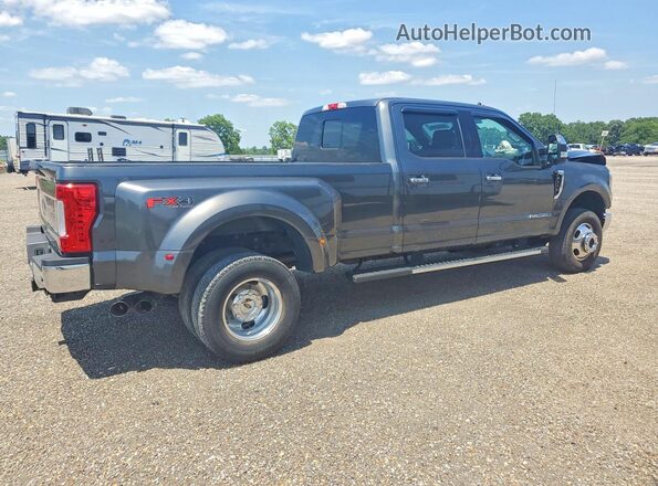 1FT8W3DT2KEE18301 2019 FORD F350 Gray Հետևի աջ