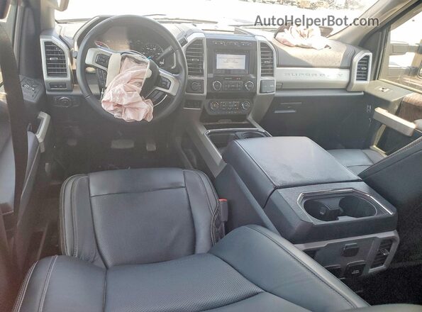 1FT8W3DT2KEE18301 2019 FORD F350 Gray Առջևի վահանակի տեսք