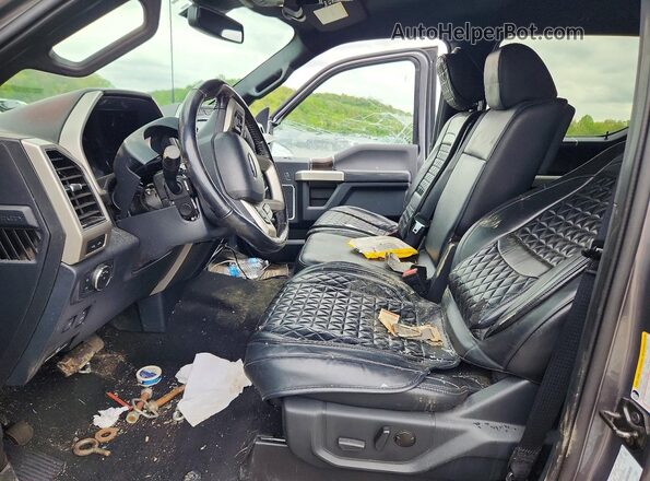1FT8W3DT2NEF77548 2022 FORD F350 Gray Front interior view