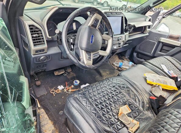 1FT8W3DT2NEF77548 2022 FORD F350 Gray Dashboard view