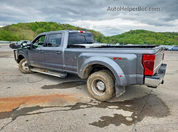 1FT8W3DT2NEF77548 2022 FORD F350 Gray Rear left