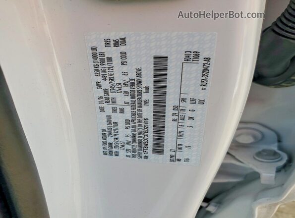 1FT8W3DT3TED21416 2026 FORD F350 White Widok komory silnika