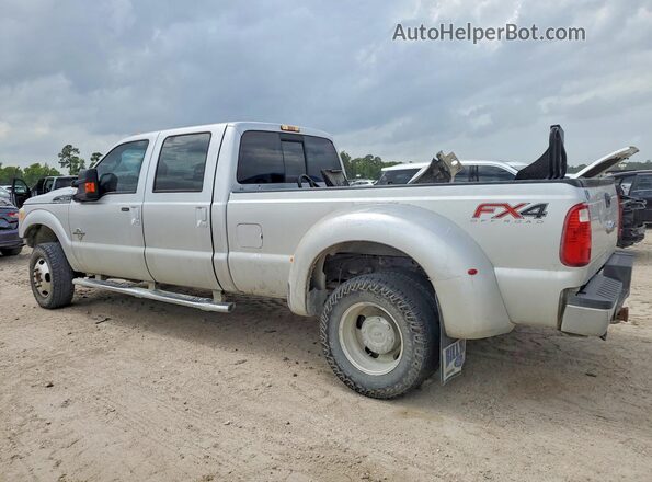 1FT8W3DT6GEA11976 2016 FORD F350 Silver Rear left
