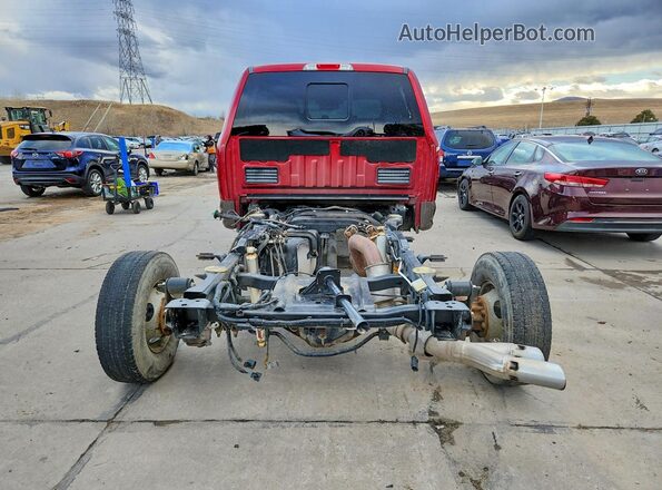 1FT8W3DT6HEB85497 2017 FORD F350 Красный Вид сзади