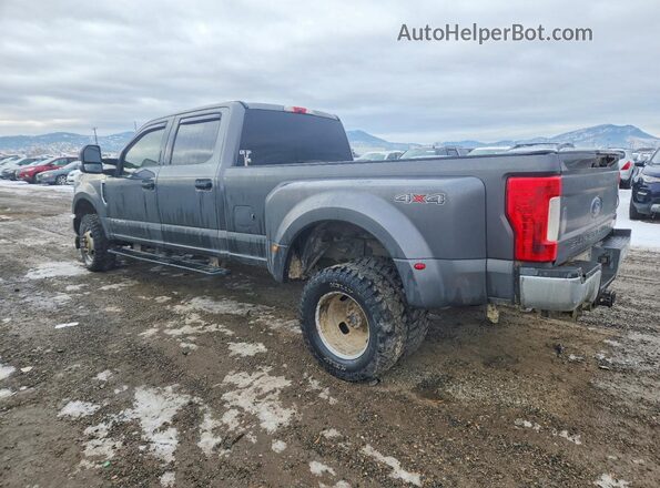 1FT8W3DT7KEF75970 2019 FORD F350 Gray უკანა მარცხენა