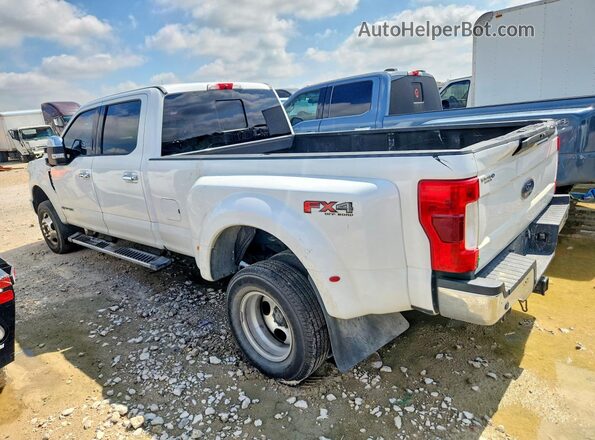 1FT8W3DT8KEF01098 2019 FORD F350 White Trasero derecho