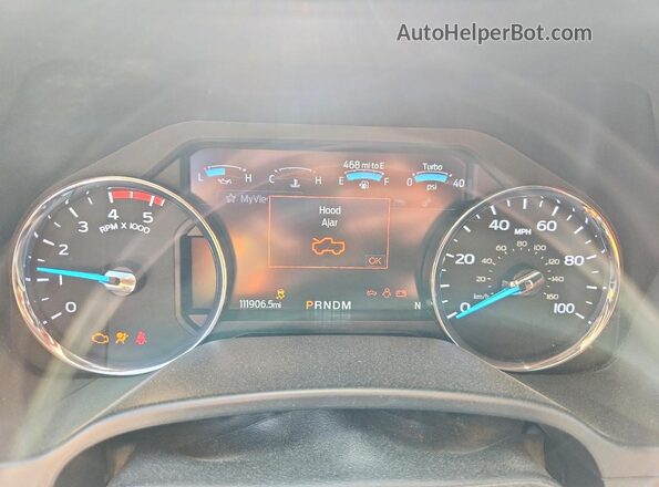 1FT8W3DTXLED59466 2020 FORD F350 White Widok zestawu wskaźników