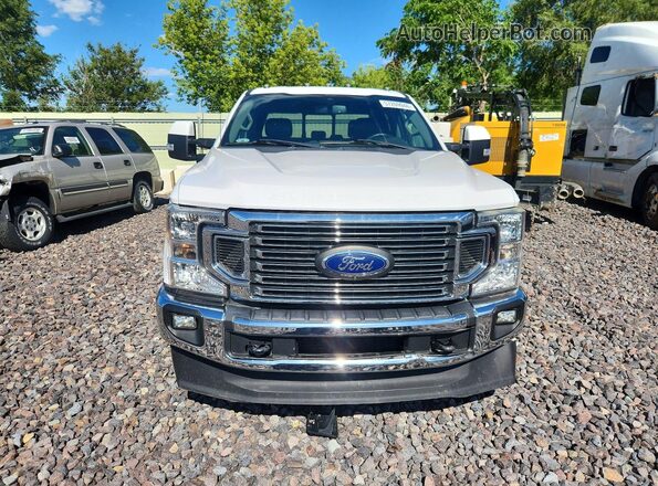 1FT8W3DTXLED59466 2020 FORD F350 White Widok z przodu