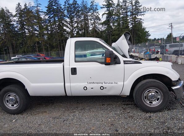 1FTBF2A61GEB44613 2016 FORD F-250 Белый Панорамный вид салона 360°