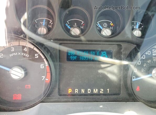 1FTBF2A65GEB58613 2016 FORD F250 White Սարքավորումների վահանակի տեսք