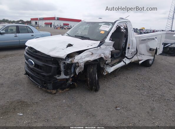 1FTBF2A66NEG43632 2022 FORD F-250 White წინა მარცხენა ხედი სამი მეოთხედიდან