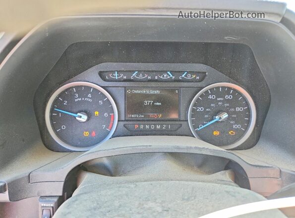 1FTBF2B60KED05685 2019 FORD F250 Red ხელსაწყოთა პანელის ხედი