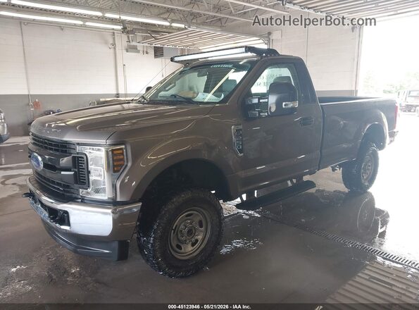 1FTBF2B64KED43730 2019 FORD F-250 Brown Vista tres cuartos delantera izquierda
