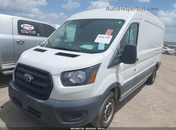 1FTBR1C83LKA07233 2020 FORD TRANSIT-250 White წინა მარცხენა ხედი სამი მეოთხედიდან