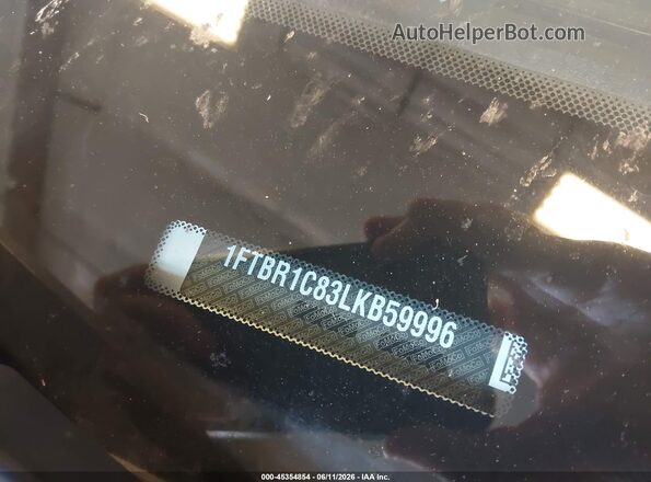 1FTBR1C83LKB59996 2020 FORD TRANSIT-250 Белый Вид подкапотного пространства