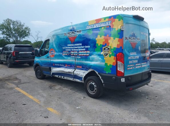 1FTBR1C86RKA10846 2024 FORD TRANSIT-250 Синий Задняя левая четверть