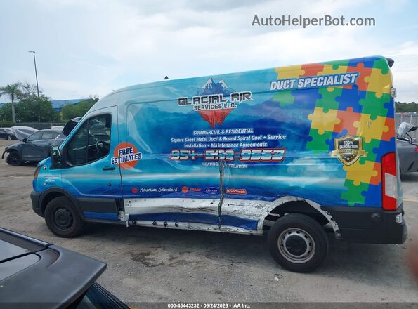 1FTBR1C86RKA10846 2024 FORD TRANSIT-250 Синий Панорамный вид салона 360°