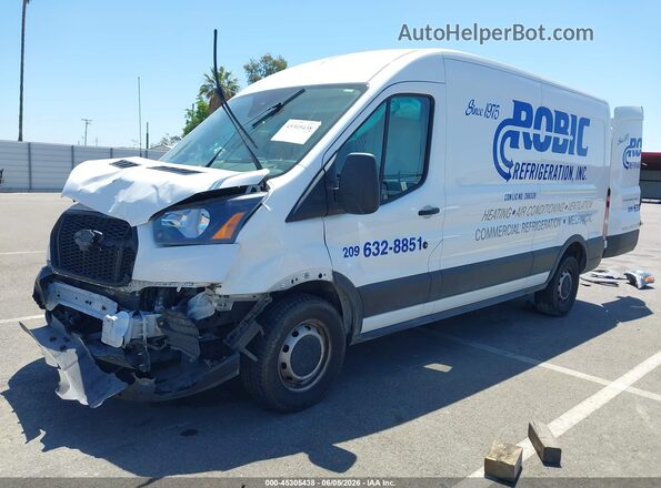 1FTBR1C89PKB21341 2023 FORD TRANSIT-250 White Առջևի ձախ երեք քառորդ տեսարան