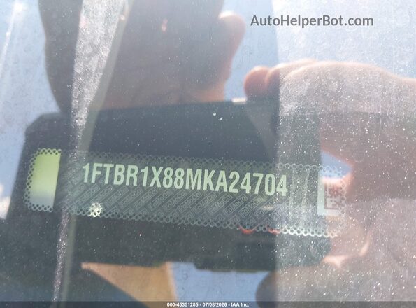 1FTBR1X88MKA24704 2021 FORD TRANSIT-250 Белый Вид подкапотного пространства