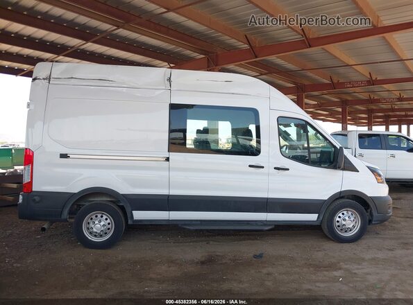1FTBW1VG4LKB75606 2020 FORD TRANSIT-350 CREW VAN White უკანა სალონის ხედი