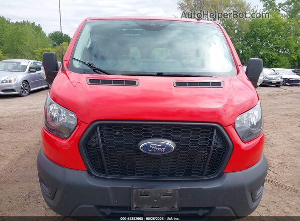1FTBW1Y80MKA66422 2021 FORD TRANSIT-350 Red Instrument cluster view