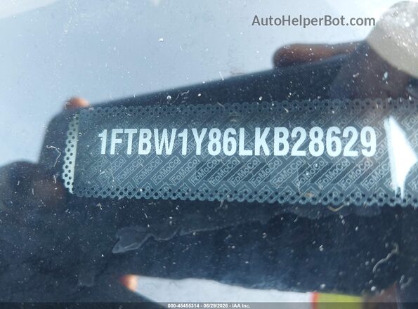 1FTBW1Y86LKB28629 2020 FORD TRANSIT-350 White 