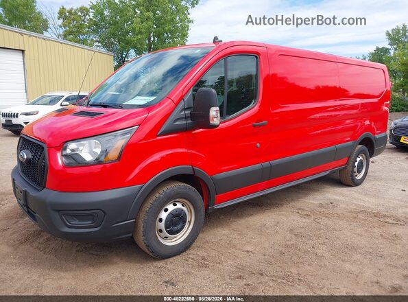1FTBW1Y89MKA66421 2021 FORD TRANSIT-350 Red Front left