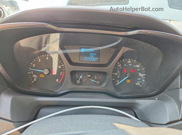 1FTBW2XM8HKA02929 2017 FORD TRANSIT White Вид щитка приладів