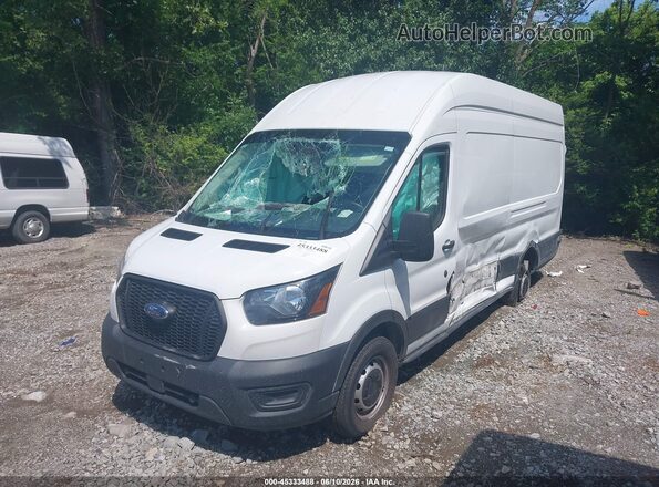 1FTBW3X86RKA46132 2024 FORD TRANSIT-350 White წინა მარცხენა ხედი სამი მეოთხედიდან