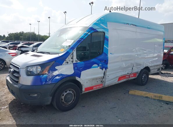 1FTBW3XG5LKB64042 2020 FORD TRANSIT-350 White Առջևի ձախ երեք քառորդ տեսարան