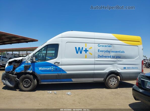1FTBW3XK4NKA30095 2022 FORD E-TRANSIT-350 CARGO VAN White Vista interior de 360 grados