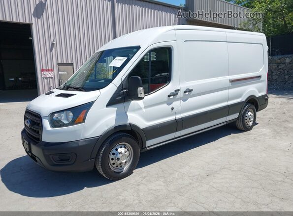 1FTBW9CG0LKA02330 2020 FORD TRANSIT-350 White წინა მარცხენა ხედი სამი მეოთხედიდან