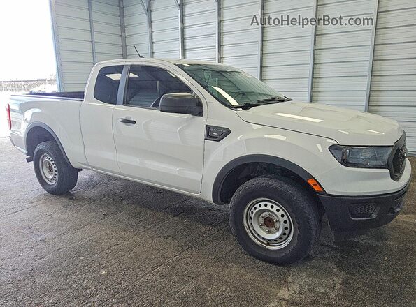1FTER1EH2MLD49875 2021 FORD RANGER Белый Передняя правая четверть
