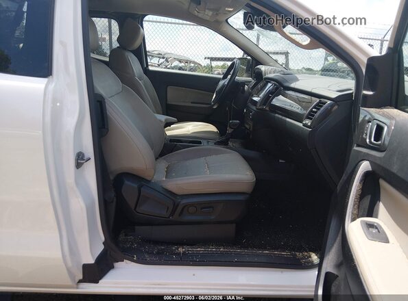 1FTER1EH4KLA12220 2019 FORD RANGER White Вид салону спереду