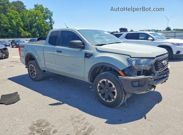 1FTER1EH5MLD07703 2021 FORD RANGER Серый Передняя правая четверть