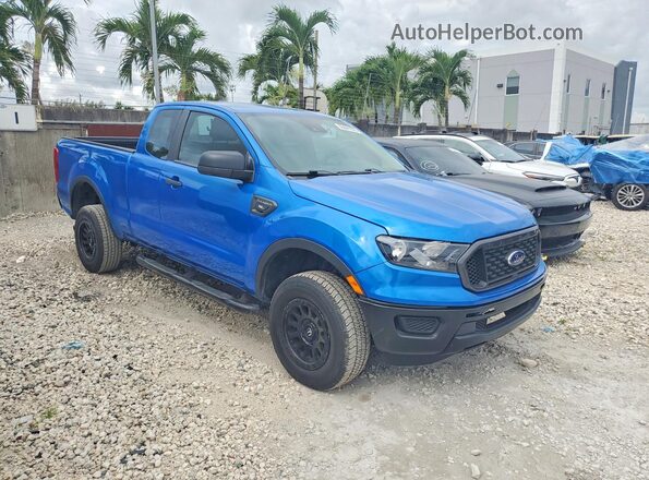1FTER1EH6NLD25855 2022 FORD RANGER Blue Front right