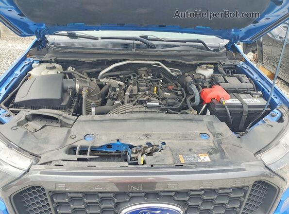 1FTER1EH6NLD25855 2022 FORD RANGER Blue Rear interior view