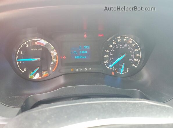 1FTER1EH6NLD25855 2022 FORD RANGER Blue Instrument cluster view