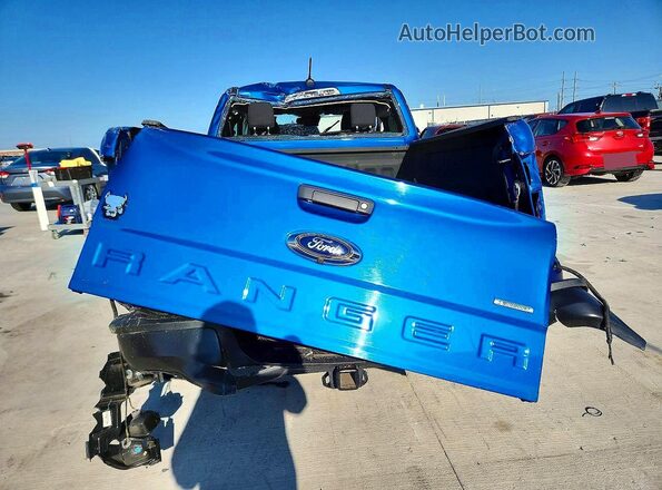 1FTER1EH8LLA52012 2020 FORD RANGER Blue Հետևի տեսք
