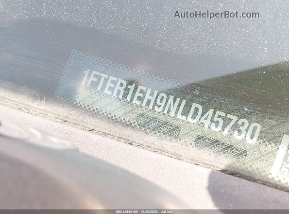1FTER1EH9NLD45730 2022 FORD RANGER Black Vista del compartimento del motor