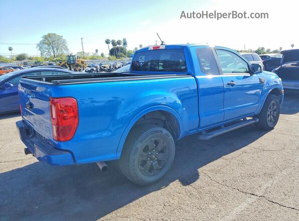 1FTER1EHXMLD00052 2021 FORD RANGER Blue Հետևի աջ