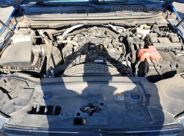 1FTER1EHXMLD00052 2021 FORD RANGER Blue Սալոնի հետևի տեսք