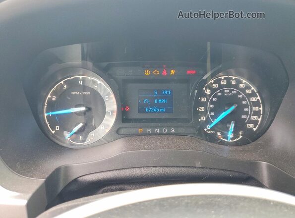 1FTER1FH0MLD07249 2021 FORD RANGER White Instrument cluster view