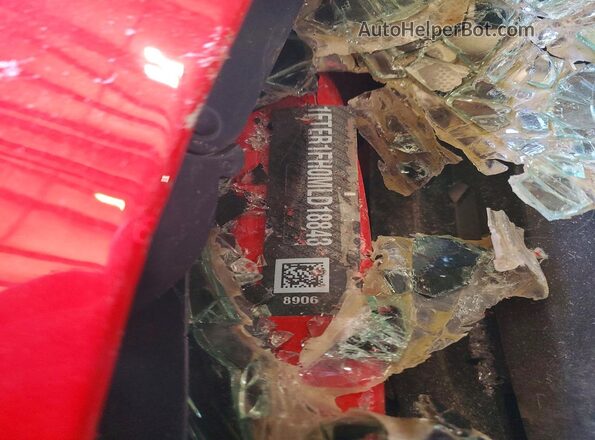 1FTER1FH0MLD18848 2021 FORD RANGER Red ძრავის განყოფილების ხედი