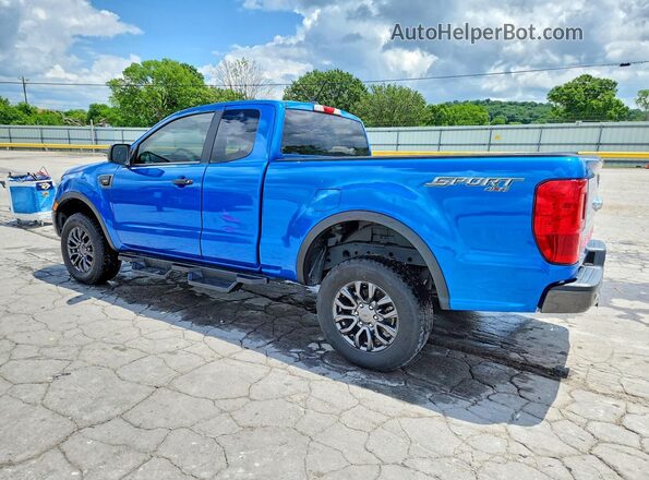 1FTER1FH0NLD45940 2022 FORD RANGER Blue Задня ліва чверть